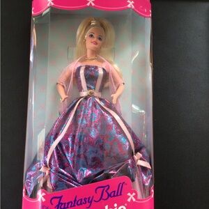 Barbie Fantasy Ball Doll in Pink and Purple Gown